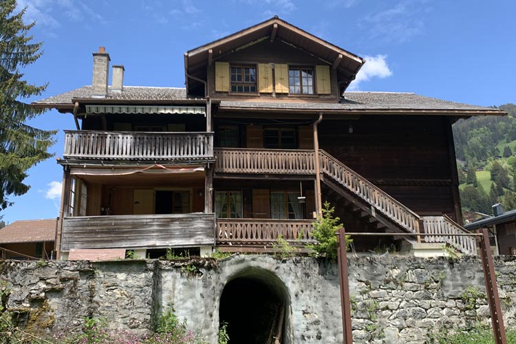 Chalet avant rénovation